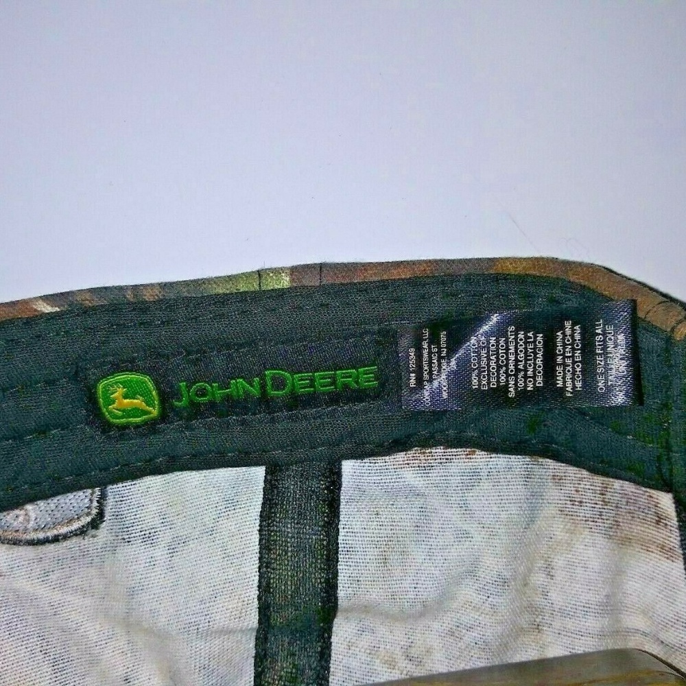 VTG JOHN DEERE Camouflage Trucker hat cap - Picture 3 of 8